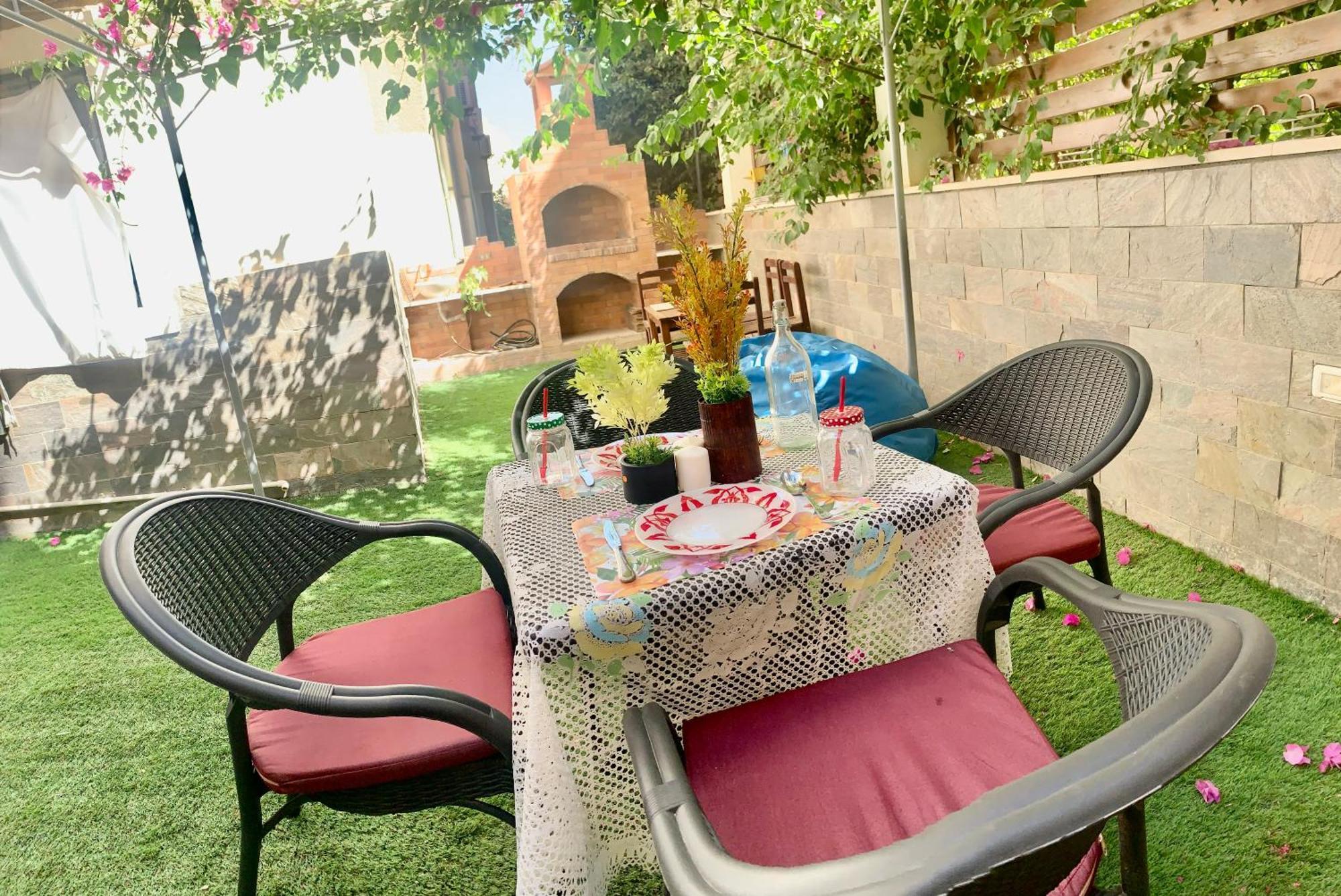 Apartment With A Private Garden In New Cairo Exterior foto